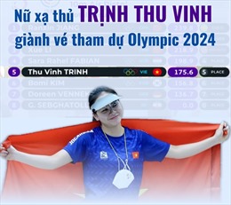 Xạ thủ Trịnh Thu Vinh giành vé tham dự Olympic 2024