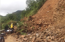 Hà Giang: Nối lại giao thông từ trung tâm huyện Mèo Vạc tới 3 xã biên giới sau mưa lũ