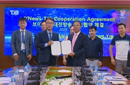 Ký thỏa thuận hợp tác với Đài truyền hình TaeJeon (TJB) của Hàn Quốc