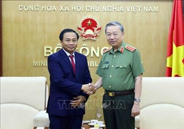 Bộ Công an 2 nước Việt Nam - Lào tăng cường hợp tác toàn diện