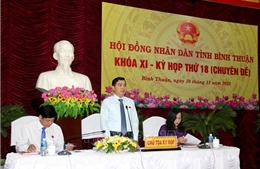 Bình Thuận: Lấy phiếu tín nhiệm với người giữ chức vụ do Hội đồng nhân dân tỉnh bầu