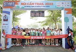 Khoảng 1.000 vận động viên tham gia Giải chạy địa hình Núi Cấm (An Giang)