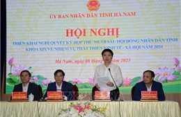 Năm 2024, Hà Nam tập trung 3 khâu đột phá phát triển kinh tế