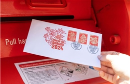 Bưu điện Australia phát hành tem Tết Nguyên đán Giáp Thìn