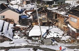 Nhật Bản: Tình trạng hóa lỏng cản trở công tác tái thiết sau động đất
