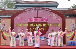 Bắc Ninh tổ chức nhiều hoạt động trình diễn nghệ thuật dân gian truyền thống