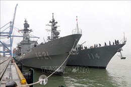 Biên đội tàu thuộc Lực lượng Tự vệ trên biển Nhật Bản thăm Hải Phòng