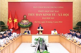 Thủ tướng Phạm Minh Chính chủ trì họp Tiểu ban Kinh tế - xã hội Đại hội XIV của Đảng