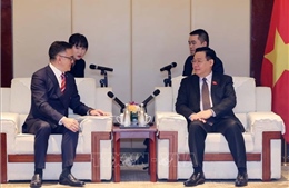 Chủ tịch Quốc hội tiếp các tập đoàn lớn của Trung Quốc tại Thượng Hải