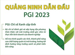 Quảng Ninh dẫn đầu PGI 2023