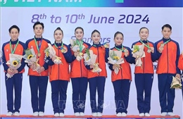 Đoàn Việt Nam dẫn đầu tại Giải Vô địch Thể dục Aerobic châu Á lần thứ 9