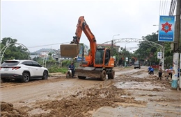 Giao thông từ thành phố Hà Giang đi các huyện đã được khai thông, ổn định