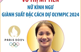 Nữ kình ngư Võ Thị Mỹ Tiên được đặc cách dự Olympic Paris 2024
