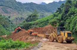 Hà Giang: Tập trung khắc phục và thông tuyến Quốc lộ 34 sau vụ sạt lở