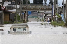 Mưa lớn gây lũ lụt và lở đất ở Đông Bắc Nhật Bản, ít nhất 2 người thiệt mạng