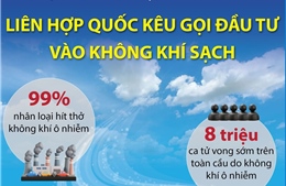 Liên hợp quốc kêu gọi đầu tư vào không khí sạch