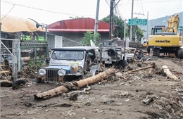 Điện thăm hỏi Philippines sau cơn bão Trà Mi