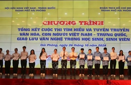 Thúc đẩy giao lưu văn hóa trong giới trẻ Việt Nam và Trung Quốc