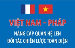 Việt Nam - Pháp nâng cấp quan hệ lên Đối tác chiến lược toàn diện