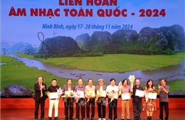 Bế mạc Liên hoan Âm nhạc toàn quốc năm 2024