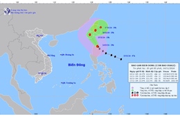 Xuất hiện bão Usagi gần Biển Đông