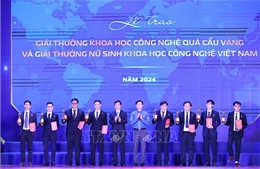 10 nhà khoa học trẻ xuất sắc được nhận Giải thưởng Quả Cầu Vàng 2024