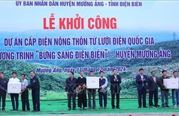 Khởi công dự án cấp điện nông thôn tại huyện nghèo Mường Ảng