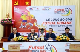 Tám đội bóng tham dự giải Futsal HDBank vô địch quốc gia năm 2025