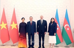 Lễ đón Tổng Bí thư Tô Lâm thăm cấp Nhà nước tới Azerbaijan
