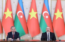 Tổng Bí thư Tô Lâm và Tổng thống Azerbaijan Ilham Aliyev họp báo chung