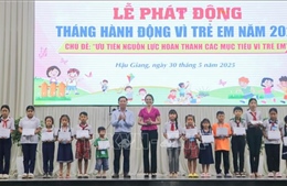 Tháng Hành động vì trẻ em: Vận động nguồn lực hỗ trợ trẻ có hoàn cảnh khó khăn
