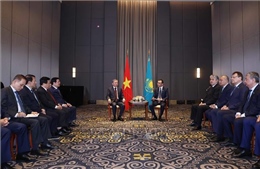 Tổng Bí thư Tô Lâm hội kiến Chủ tịch Thượng viện Cộng hòa Kazakhstan