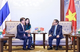 Thủ tướng Phạm Minh Chính tiếp lãnh đạo 7 tập đoàn hàng đầu của Thái Lan