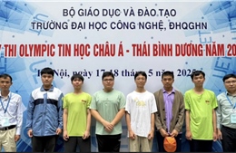 Việt Nam giành 6 huy chương tại Olympic Tin học châu Á Thái Bình Dương 2025