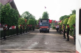 Lễ truy điệu, bàn giao và tiễn đưa hài cốt liệt sĩ quân tình nguyện và chuyên gia Việt Nam hi sinh tại Lào về nước