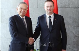 Tổng Bí thư Tô Lâm gặp Thủ tướng Belarus Aleksandr Turchin