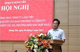 Hưng Yên: Công bố nhân sự chủ chốt các xã, phường mới sau hợp nhất