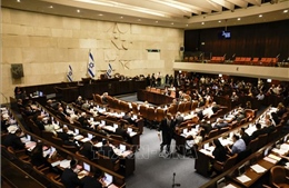 Israel: Phe đối lập nhất trí trình dự luật giải tán quốc hội ra bỏ phiếu