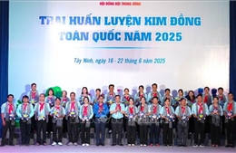 Khai mạc Trại Huấn luyện Kim Đồng toàn quốc năm 2025