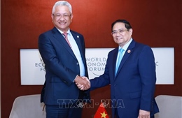 Thủ tướng Phạm Minh Chính làm việc với các tập đoàn và quỹ đầu tư phát triển công nghệ