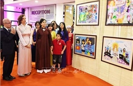 Phu nhân Tổng Bí thư Tô Lâm và Tổng Giám đốc UNESCO Audrey Azoulay dự Triển lãm &#39;Chúng tôi CÓ THỂ&#39;