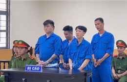 Năm bị cáo tàng trữ, sử dụng, mua bán trái phép vũ khí quân dụng lãnh án 