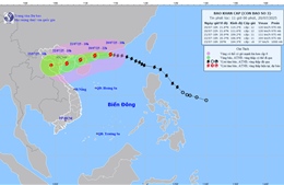 Bão số 3 cách Quảng Ninh - Hải Phòng khoảng 680 km, gây nước dâng và mưa lớn