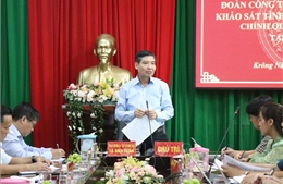 Khảo sát tình hình hoạt động, vận hành chính quyền địa phương hai cấp