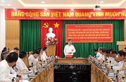 Kiểm tra công tác chuẩn bị Đại hội Đảng bộ cấp xã tại TP Hồ Chí Minh