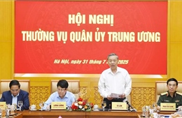 Tổng Bí thư Tô Lâm chủ trì Hội nghị Thường vụ Quân ủy Trung ương