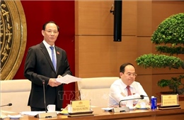Phó Chủ tịch Quốc hội Trần Quang Phương gặp mặt Đoàn đại biểu Quốc hội các khóa tỉnh Cao Bằng