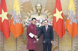 Chủ tịch Quốc hội Trần Thanh Mẫn hội kiến Quốc vương Bhutan
