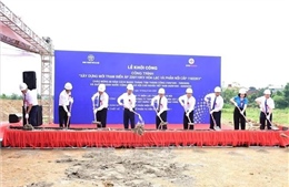 Hà Nội: Khởi công 2 công trình trọng điểm Trạm biến áp 220kV Hòa Lạc và 110kV Phú Cát