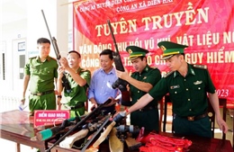 Dân vận khéo nâng hiệu quả vận động thu hồi vũ khí vật liệu nổ